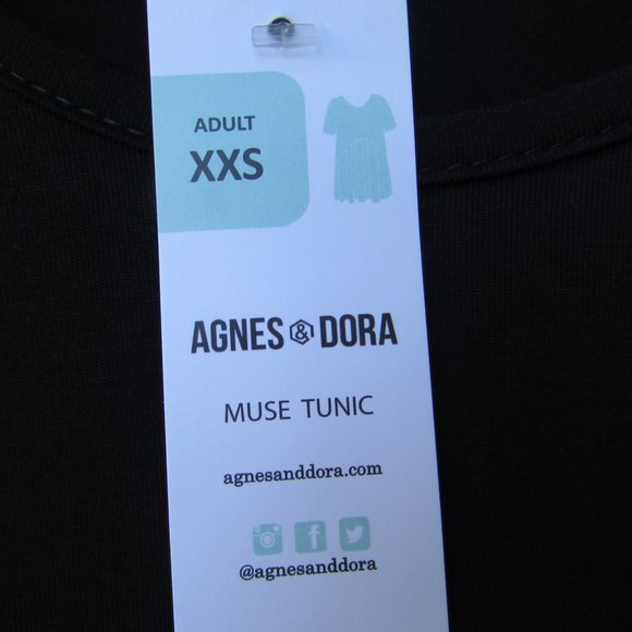 Agnes & Dora Muse Tunic! Black! NWT! - Picture 4 of 7